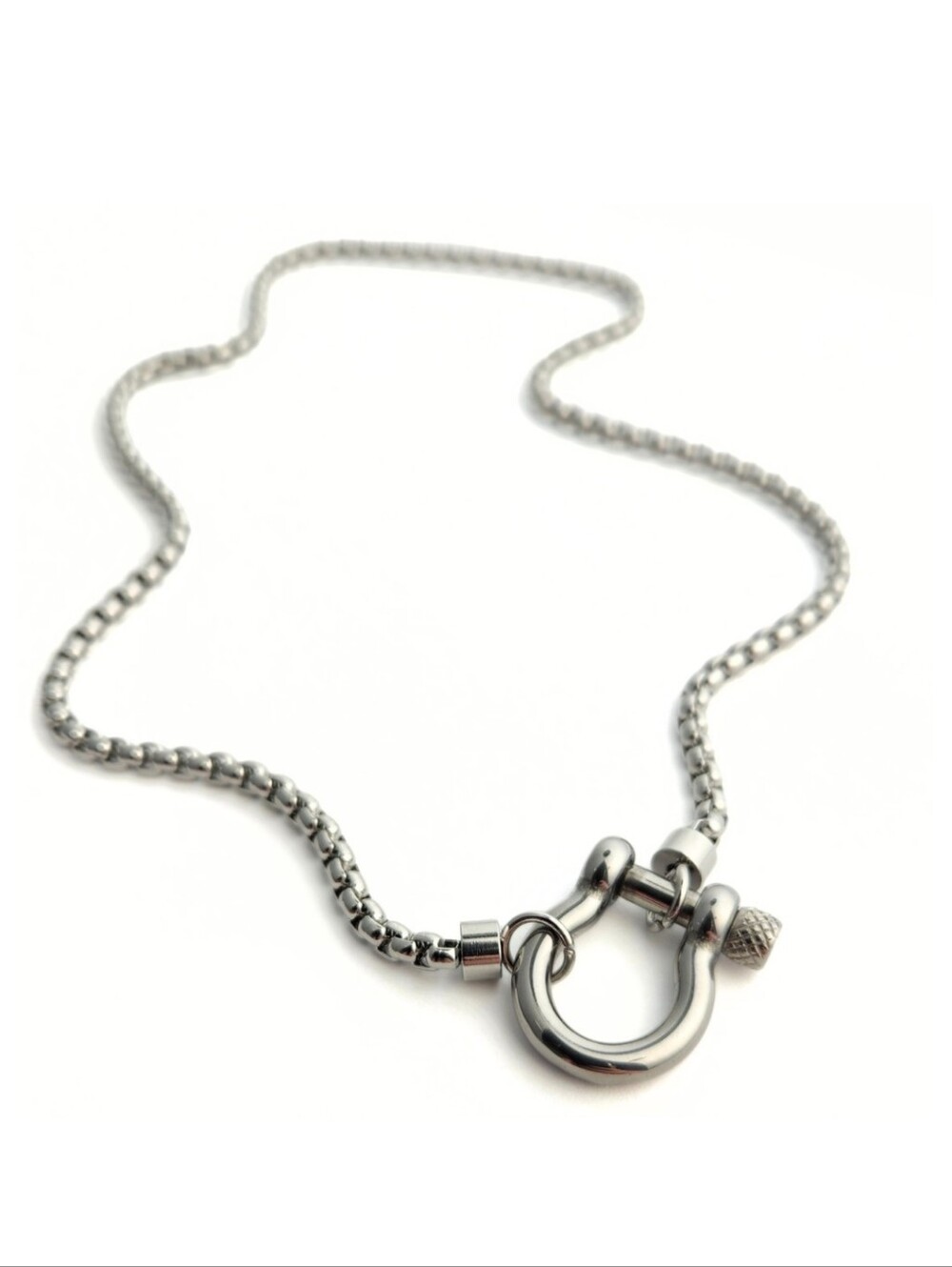 Horseshoe Silver Necklace